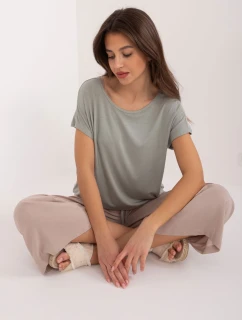 Halenka D12100R02646A khaki barva