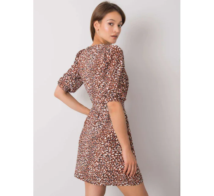 Šaty LK SK 508079.47P hnědá