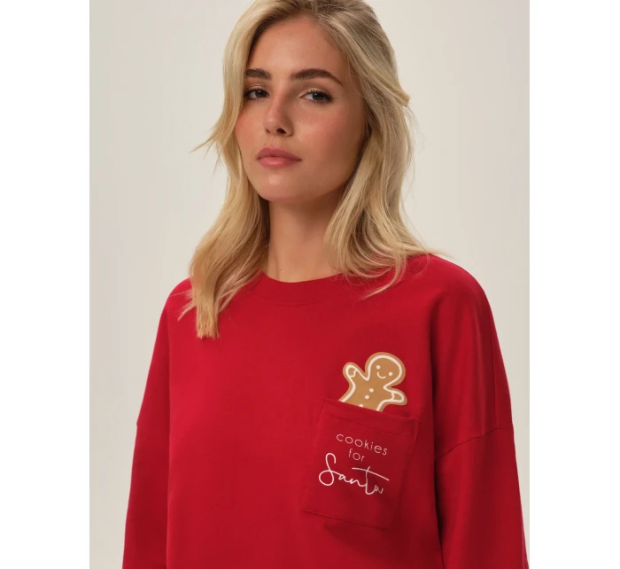 Dámské pyžamo Červená model 20305086 - HENDERSON LADIES Dámské pyžamo Červená model 20305086 - HENDERSON LADIES