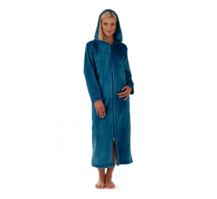 Unisex župan SIENA dlouhý s kapucí a se zipem model 21253418 - Vestis Unisex župan SIENA dlouhý s kapucí a se zipem model 21253418 - Vestis