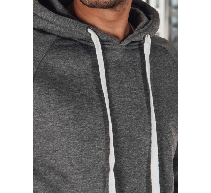 Pánská šedá mikina s kapucí Dstreet model 21994668 - FashionStreet