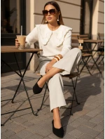 Baleriny damskie zamszowe z noskiem w szpic czarne FashionStreet ZY1424