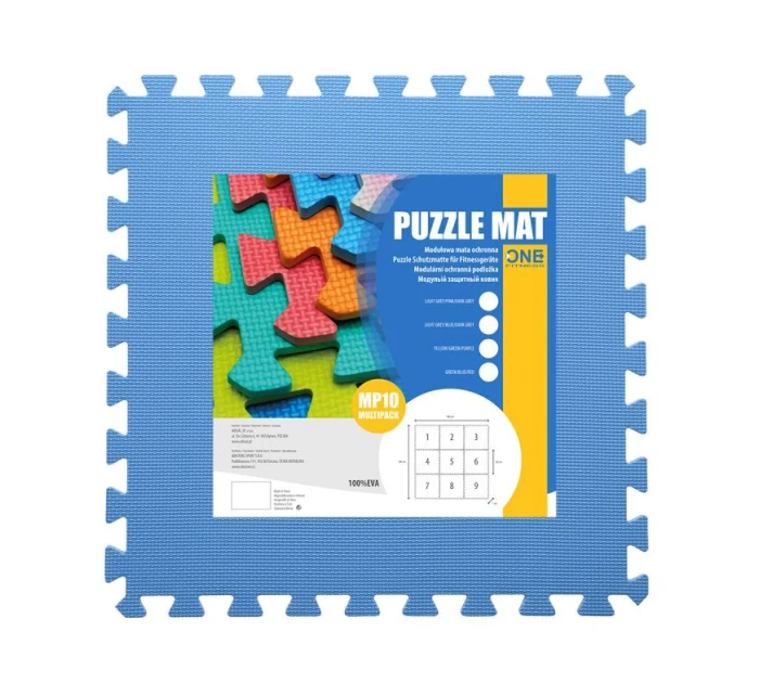 Multipack One Fitness puzzle podložka MP10 zeleno-modro-červená 9 dílků 10 mm Multipack One Fitness puzzle podložka MP10 zeleno-modro-červená 9 dílků 10 mm