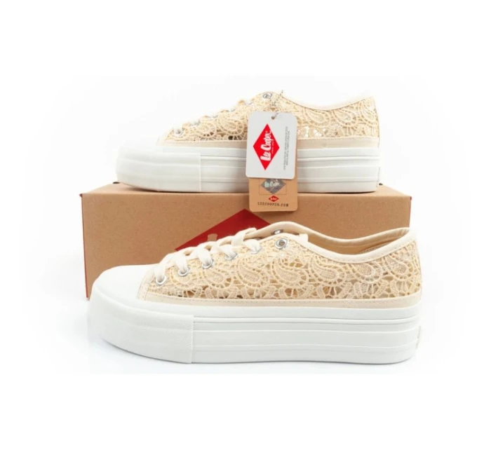 Lee Cooper dámská sportovní obuv šněrovací tenisky ažurové platformy dámské Lee Cooper dámská sportovní obuv šněrovací tenisky ažurové platformy dámské