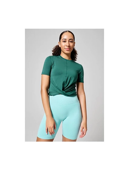 Koszulka CASALL Delight Short Wrap Tee zielony Koszulka CASALL Delight Short Wrap Tee zielony