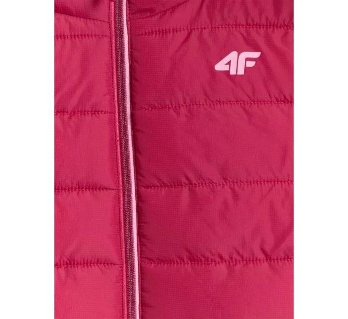 Dívčí rukávy bez rukávů se syntetickou výplní 4F 4FJRAW25TVJAF322-54S