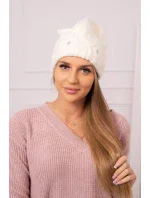 Dámská čepice Ramona K383 ecru Dámská čepice Ramona K383 ecru