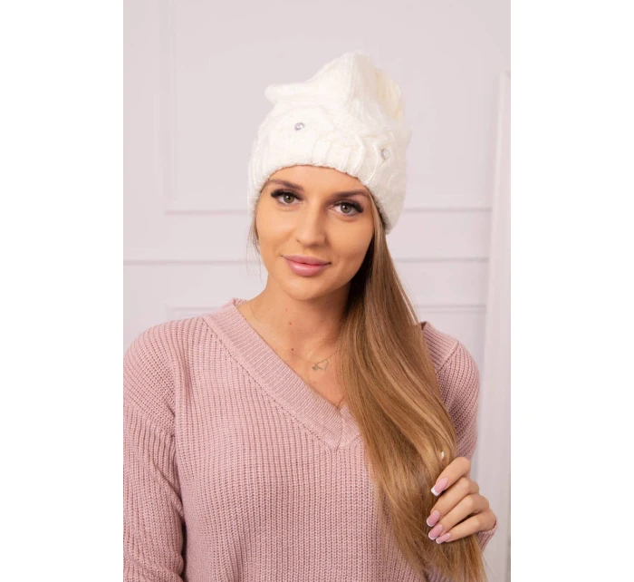 Dámská čepice Ramona K383 ecru Dámská čepice Ramona K383 ecru