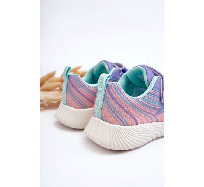 Lehké Dětské Sportovní Boty Memory Foam System Big Star model 21626781 Fialové - Big Star Shoes