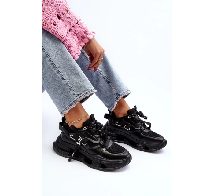 Dámské tenisky model 21650245 Černé - Goe