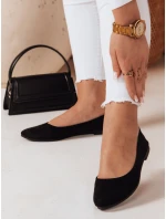 Dámské semišové baleríny s plochým podpatkem GLAMINO černé FashionStreet ZY0763 Dámské semišové baleríny s plochým podpatkem GLAMINO černé FashionStreet ZY0763