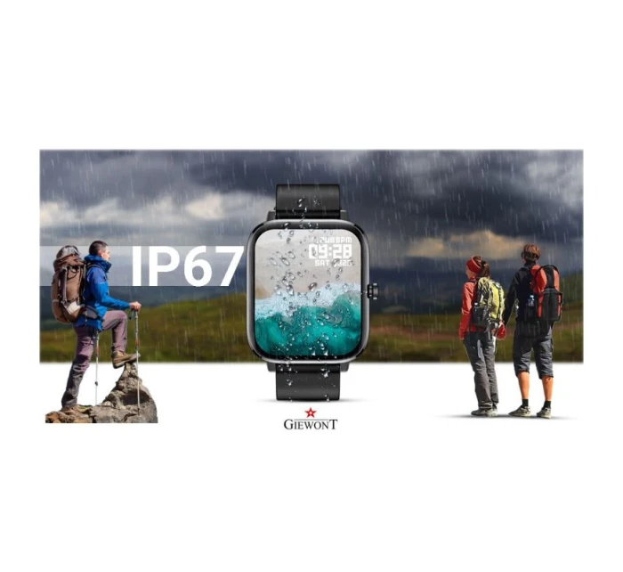 Chytré hodinky Giewont Black GW230-2