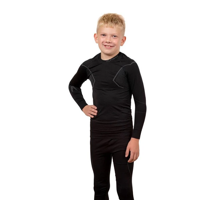 Dětská termo souprava Active GT43204 černo-šedá - Alpinus