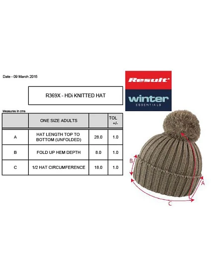 R Pletená čepice s bambulí 28. navy model 22424918 - Result Headwear R Pletená čepice s bambulí 28. navy model 22424918 - Result Headwear