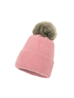 Růžová čepice Soft Fluff - Art of Polo