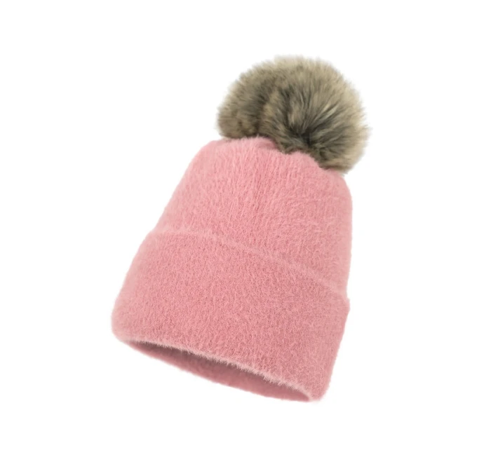 Růžová čepice Soft Fluff - Art of Polo