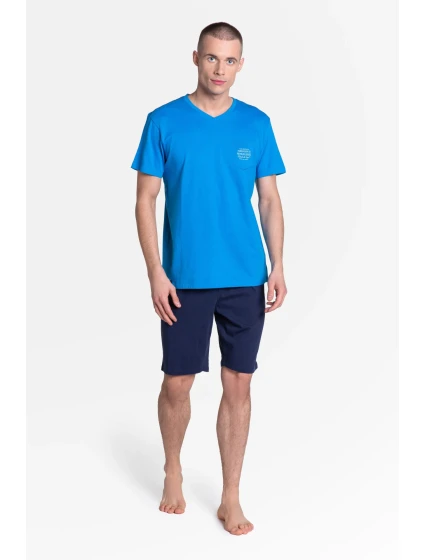 Pyžamo Dodge 38882-55X Modrá a tmavě modrá - Henderson