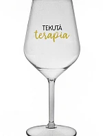 TEKUTÁ TERAPIA - priehľadný nerozbitný pohár na víno 470 ml