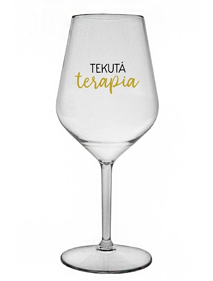 TEKUTÁ TERAPIA - priehľadný nerozbitný pohár na víno 470 ml TEKUTÁ TERAPIA - priehľadný nerozbitný pohár na víno 470 ml