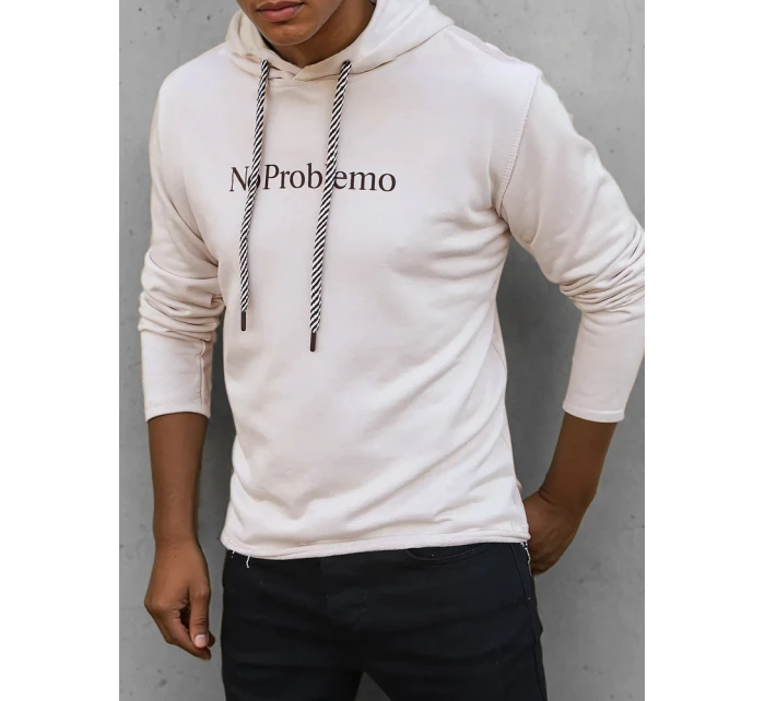 Pánská velbloudí mikina s kapucí FashionStreet BX5455