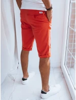 Pánské krátké šortky chinos červené Dstreet model 21969704 - FashionStreet