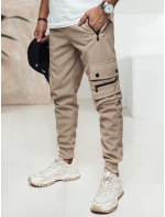 Pánské kalhoty cargo béžové Dstreet model 21982795 - FashionStreet Pánské kalhoty cargo béžové Dstreet model 21982795 - FashionStreet