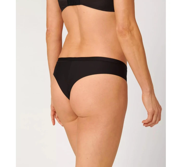 Dámská tanga Smart Micro Brazilian String EX - černá - TRIUMPH
