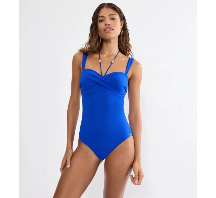 Dámské jednodílné plavky Summer Twist OPD 01 - BLUE - modré 7446 - TRIUMPH Dámské jednodílné plavky Summer Twist OPD 01 - BLUE - modré 7446 - TRIUMPH