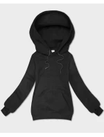 Volná klokaní mikina v grafitové barvě s kapucí model 21395691 - S'WEST Volná klokaní mikina v grafitové barvě s kapucí model 21395691 - S'WEST