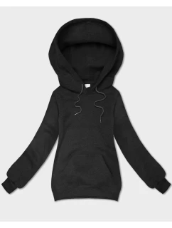 Volná klokaní mikina v grafitové barvě s kapucí model 21395691 - S'WEST