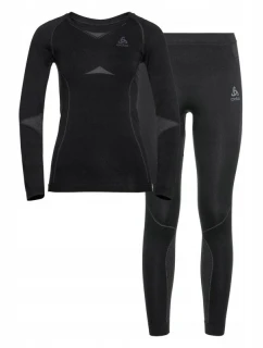 Termoprádlo - Odlo Set long ACTIVE WARM SET velikost 164cm Black