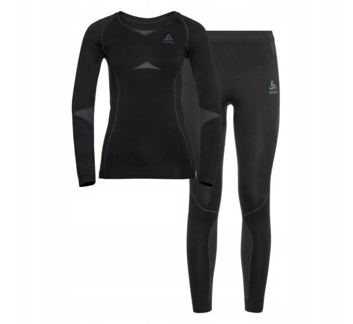 Termoprádlo - Odlo Set long ACTIVE WARM SET velikost 164cm Black