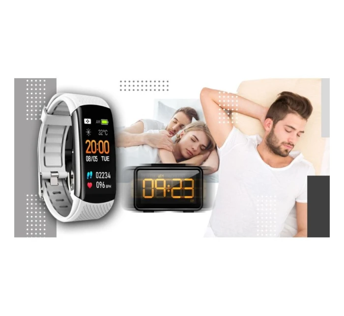 GIEWONT Smartwatch Black and White 2 Stripes GW200-2 GIEWONT Smartwatch Black and White 2 Stripes GW200-2