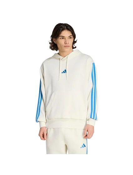 Pánská mikina Essentials 3Stripes French Terry Hoodie cream model 22072175 pánská - ADIDAS