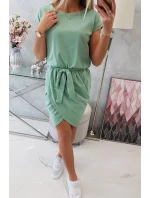 Šaty s obálkou dole tmavě mátové Šaty s obálkou dole tmavě mátové