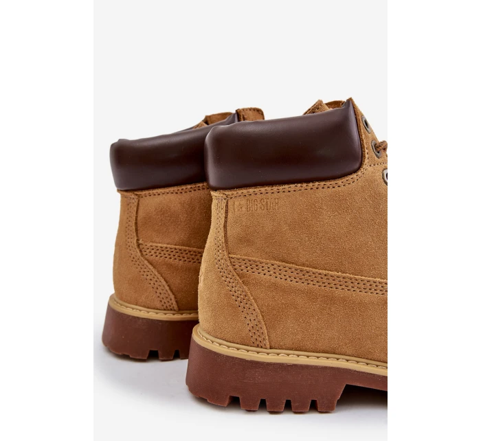 Zimní Semišové Boty Pro Muže Big Star OO174136 HI-POLY SYSTEM Camel Zimní Semišové Boty Pro Muže Big Star OO174136 HI-POLY SYSTEM Camel