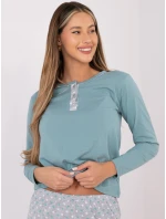 Piżama DU PI FP model 21800539 mietowy - FPrice Piżama DU PI FP model 21800539 mietowy - FPrice