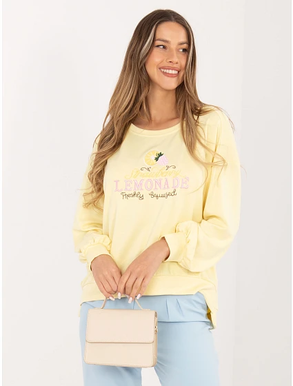 RV BL mikina A1218.11P světle žlutá