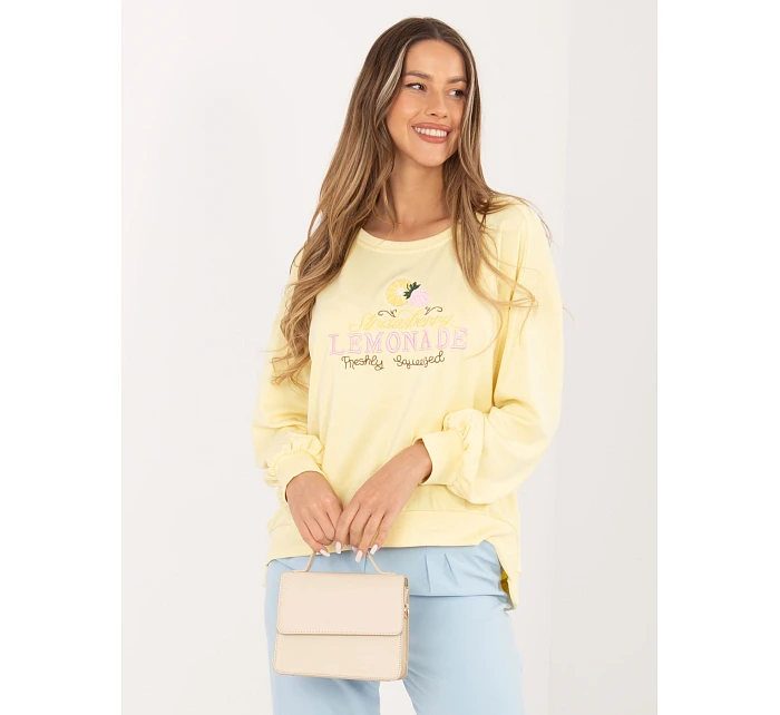 RV BL mikina A1218.11P světle žlutá