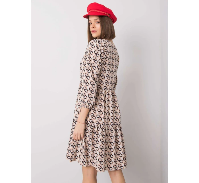 Šaty WN SK R821 1.65 světle béžová Šaty WN SK R821 1.65 světle béžová