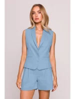 model 21136102 Džínová vesta světle modrá - Moe