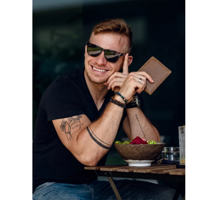 Pánská peněženka Vuch Cydar Brown Pánská peněženka Vuch Cydar Brown