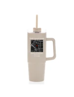 Personalizovaná termoska s průhledným víčkem s mapou