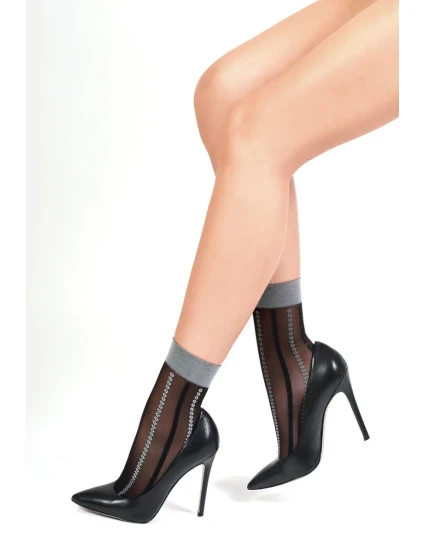 VZOROVANÉ PONOŽKY JOY 12308