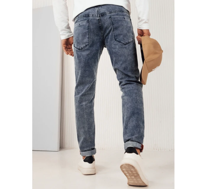 Pánské tmavě modré džínové kalhoty FashionStreet UX4234