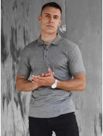 Pánské tmavě šedé polo tričko Dstreet model 21977431 - FashionStreet