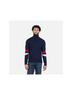 Signature model 21452143 Knit svetr tmavě modrý - Rossignol