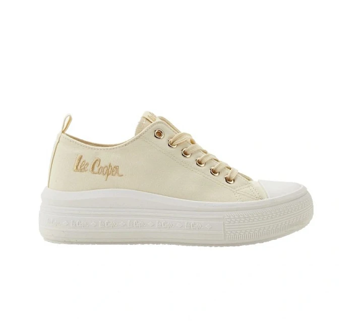 Lee Cooper dámské sportovní boty beige platform fashionable dámské Lee Cooper dámské sportovní boty beige platform fashionable dámské