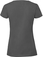 Fruit of the Loom Lady-Fit Iconic 195 T Dámské tričko z těžké bavlny 16.1424 light graphite Fruit of the Loom Lady-Fit Iconic 195 T Dámské tričko z těžké bavlny 16.1424 light graphite