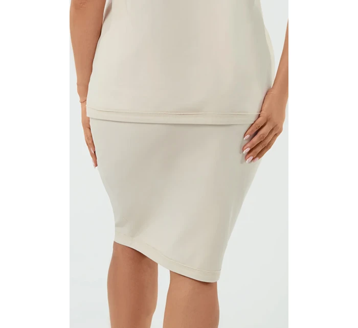 Italian Fashion Stella midi barva: béžová Italian Fashion Stella midi barva: béžová